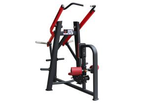 Wholesale Free Weights Plate Loaded Lat Pulldown Machine Red Color For Gym Fitness Center from china suppliers