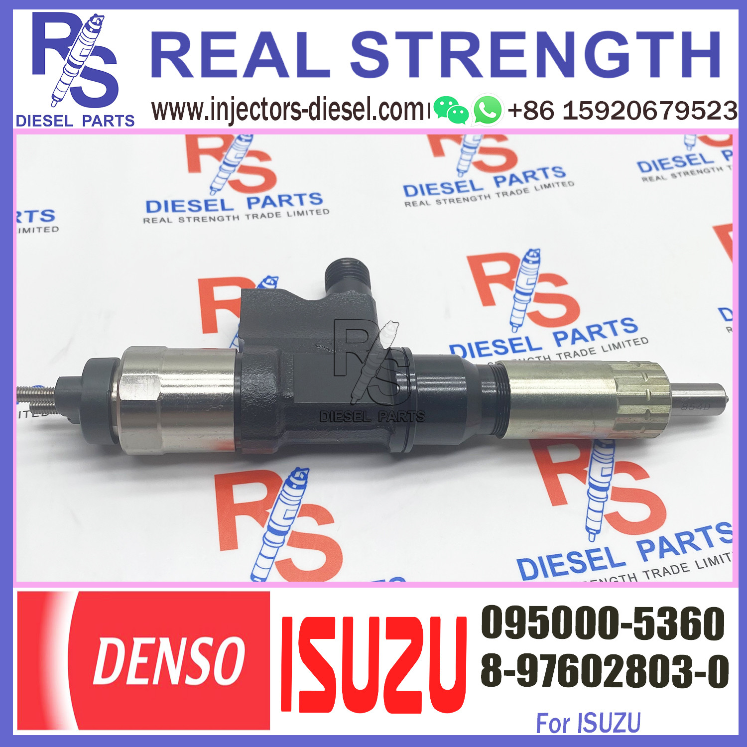 Diesel common rail injector 095000 5360 0950005360 095000-5360 for 6HK1 T6500 T7500 T8500 diesel injector