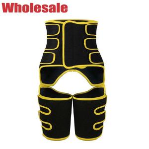 Wholesale Yellow Velcro Waist Thigh Trimmer 3 Belt Thigh And Butt Trimmer from china suppliers