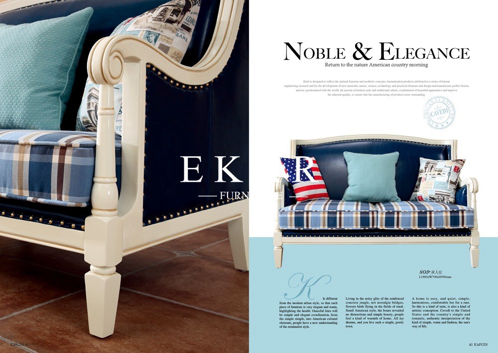 American Style Classic Living Room Sofas