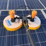 Electric Double-Head Brush for Photovoltaic Panel Cleaning 1 Year After-sales