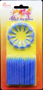 Wholesale Decoration Metallic Spiral Birthday Candles For Birthday Cake from china suppliers