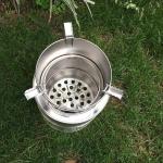 Portable Smokeless Fire Stove 11 Inch 3 Hour Bonfire Outdoor Pit Folding
