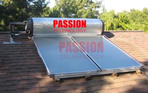 Wholesale 300L Integrated Pressure Solar Water Heater with Blue Titanium Flat Collector from china suppliers