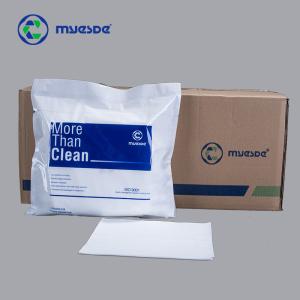 Wholesale 4inch 120g Industrial 2ply Cleanroom Wiper Super Soft 100% Polyester Cleaning Wipers from china suppliers