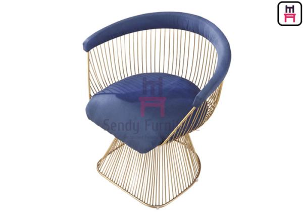 Warren Platner Stainless Steel Chairs Replica Classic With Fabric & Leather