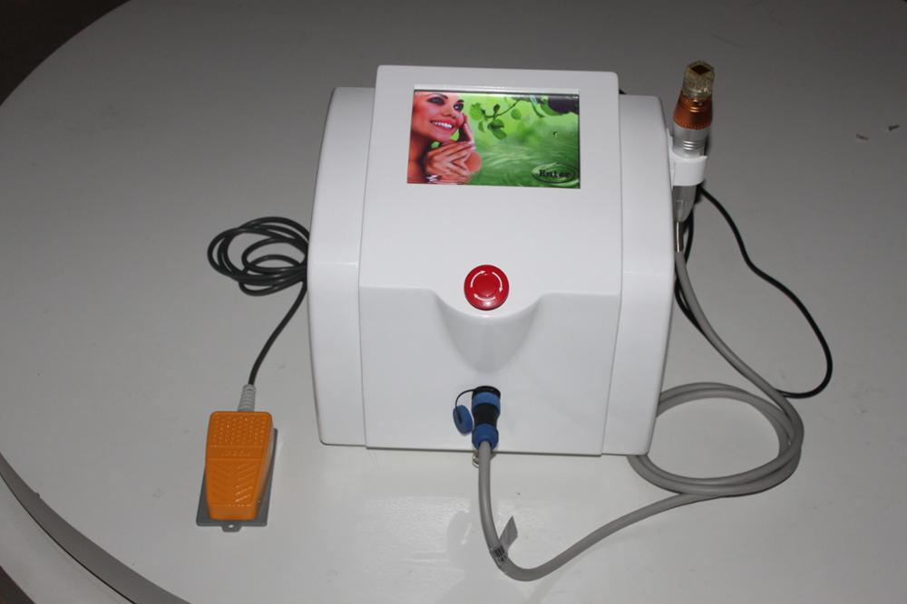 Portable equipment Fractional RF microneedle / micro needle skin tightening machine / acne scar removal rf needle machin