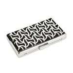 Daily Activity Silver Hollow Out Metal Wallet Frame