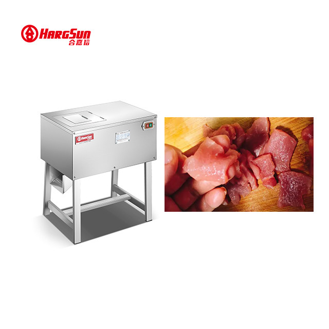 Horizontal Fresh Meat Cutting Machine 750w 45kg 120kg/H With Protective Cover
