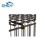 5 Tiers Kitchen Storage Rack Black Color Food Shelving Debris Storage Rack