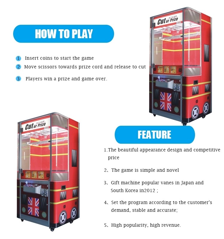 Cut Rope Arcade Prize Game Machine For Theme Park 150w 110v 220v