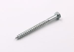 Wholesale Hex Head Mild Steel Wood Screws DIN571 Zinc Plated Blue White Color from china suppliers