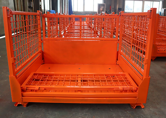 Stillage Collapsible Cage Pallet Manufacturers Woven Wire Mesh 50x50 1.5T