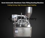 SGS CE 450ml Tube Filling Sealing Machine Semi Auto Super Glue 0.2CBM/min