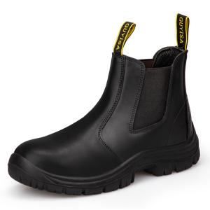 Wholesale Cowhide High Top Anti Smashing And Anti Static Labor Protection Shoes from china suppliers