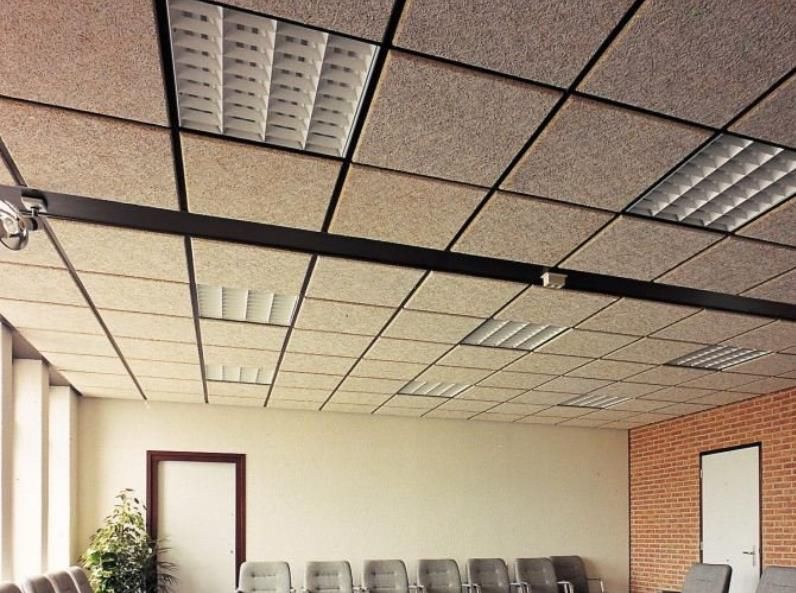 Ceiling Decoration Acoustic Green Wood Wool Cement Board