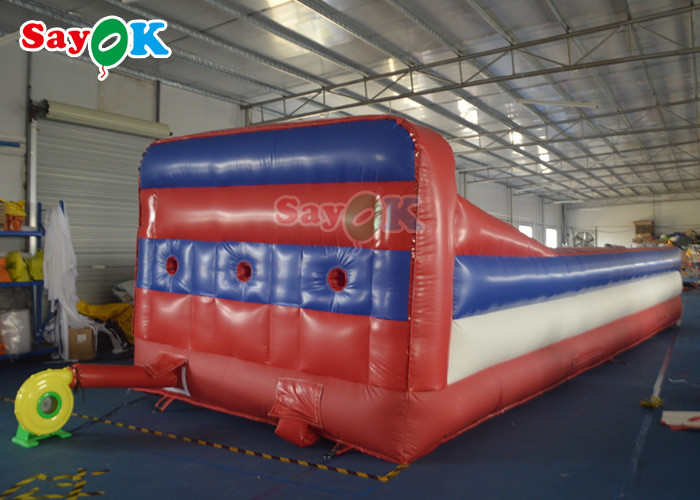 Funny Inflatable Sports Games Commercial Bungee Run Inflatable Race Game Bungee Runway