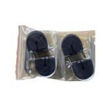 Round Type Black PA6 Material Fiber Optic J Hook Suspension Clamp for ADSS