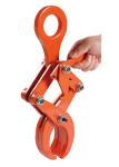 Safety Orange Painting Round Stock Grab 2 Ton Large Capacity / Plate Clamps For