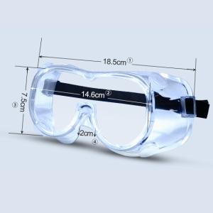 Wholesale Transparent Eye Protection Goggles , Surgical Medical Safety Glasses Anti Virus from china suppliers