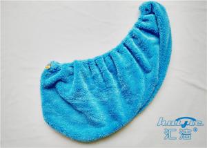 Wholesale Customized Microfiber Plush Fleece Hair-Drying Wrap Towel , Hair Care Cap from china suppliers
