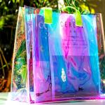 Customized Luxury Transparent Shoulder PVC Handbags
