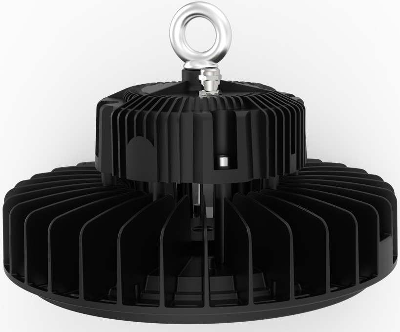 200W High Power LED Round High Bay Light Dimmable Eco Version Die Casting Aluminum