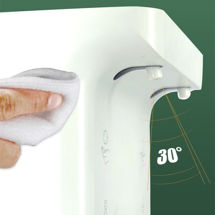 Office Plastic Automatic Soap Dispenser 600ML 1200mAh Usb Rechargeable