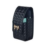 Luxury Lattice Wallet Flip Cover Diamond cover for IQOS tobacco Genuine leather