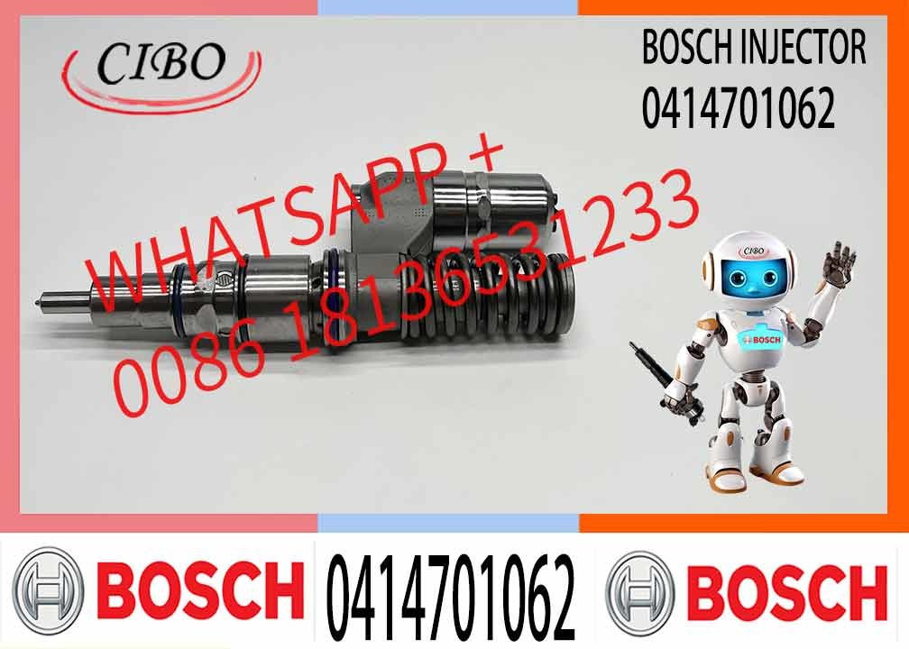 ELIC Excavator 0414701037 0414701062 1766549 Engine Common Rail Fuel Injector