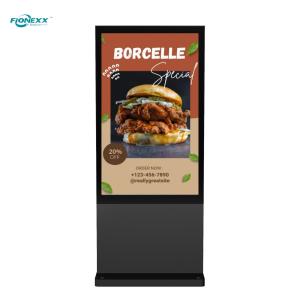 Wholesale 75 inch Black AD Board Outdoor Fanless Vertical Digital Totem from china suppliers