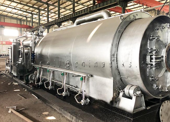 ISO 9001 Anaerobic Pyrolysis Medical Plastic Waste Recycling Plant