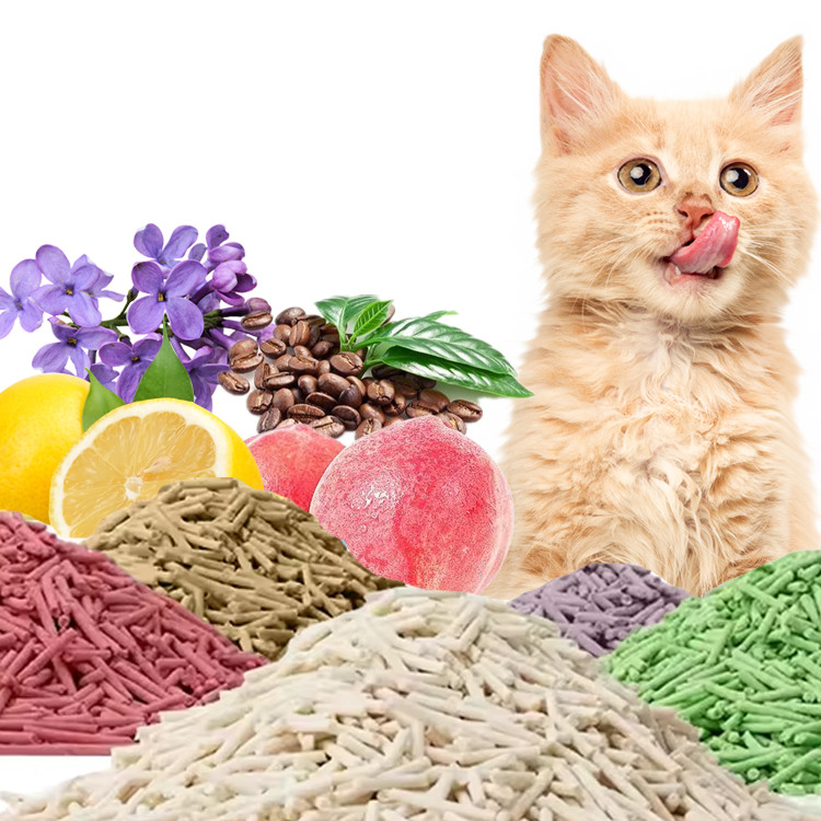 100% Natural Tofu Cat Litter Water Absorption Mixed Litter Strong Clumping