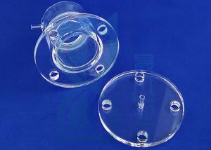 Wholesale Clear Fused Quartz Tube Flange For Laboratory from china suppliers