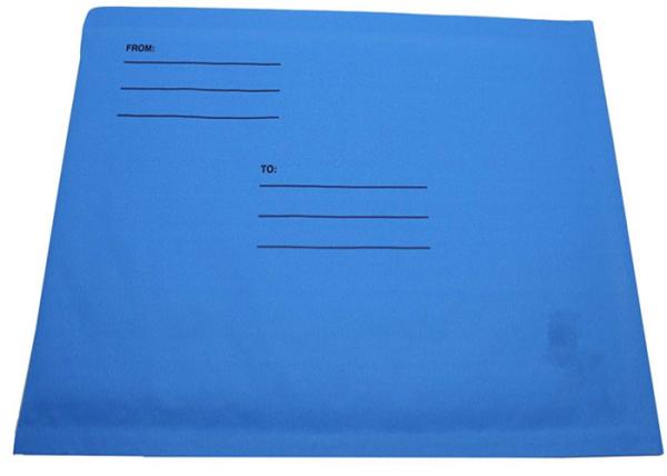 Patterned Blue Kraft Bubble Mailers 215x260mm #E Acid Resistant Bubble Wrap