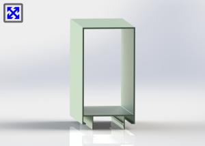 Wholesale Light Green Coated Aluminum Curtain Wall Profile Engineering Exterior from china suppliers