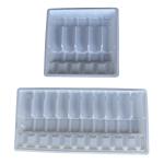 Customized Wholesale Drug Ampoule Trays 1ml 2ml 5ml 10m Water Injection PET