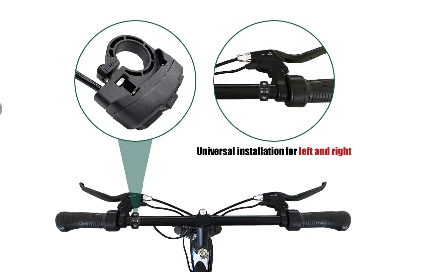 3-In-1 Electric Bike Components 36V 48V Horn Headlight Steering Switch DK336 Parts