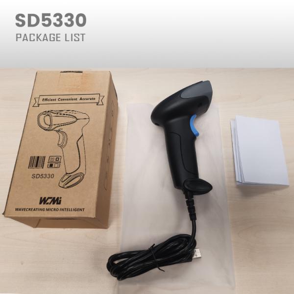 Factory Barcode Reader Portable Manual Scanners 1d 2d Wired Handheld USB Barcode Scanner for Inventory