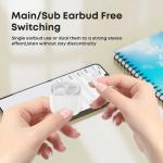 Langsdom Wireless Earbud 5.3 Stereo Bass Earphones 2024 Noise Cancelling Ear