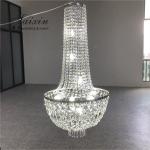 18 16 15 Light Crystal Chandelier Pendant Light Round Rectangular 80CMx60cm