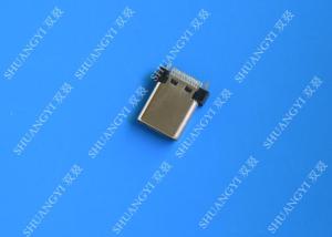 Wholesale On The Go OTG Waterproof Micro USB Connector 24 Pin Stainless Steel Color from china suppliers