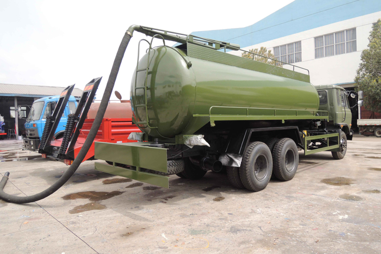 10 Wheels 10000L Septic Tank Vacuum Sewage Suction Truck For Heavy Duty Waste Removal