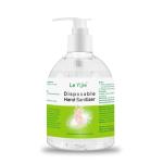 Transparent Mint Waterless Hand Sanitizer With Pump 100ml 300ml 500ml