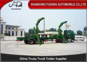 Wholesale 40 Foot Side Loader Truck Trailer , Self Lift Trailer Separate Diesel Engine Available from china suppliers