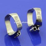 ALS Dental Orthodontic Molar Tubes Rings Supplies With Cleats Slot 0.018 0.022