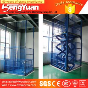 Wholesale 300kg-3000kg reliable and high-grade guide rail chain hydraulic lift from china suppliers