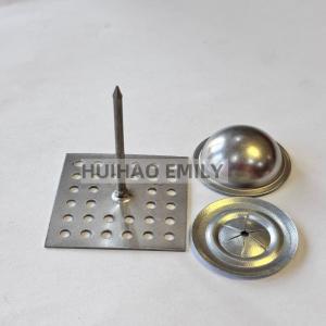 Wholesale Stainless Steel Perforated Base Insulation Anchor Pins For Glass Wool from china suppliers