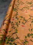 100% Natural Silk OEKO-TEX fabric 25MM Bright satin stretch silk Red cloud gauze