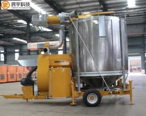 China 10ton Capacity Mobile Rice Dryer 18m3 31.5KW Circulating Grain Dryer on sale